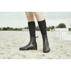 Dublin Women's Evolution Double Zip Front Paddock Boots - Black -Equestrian Riding Clothing 308274 800 800