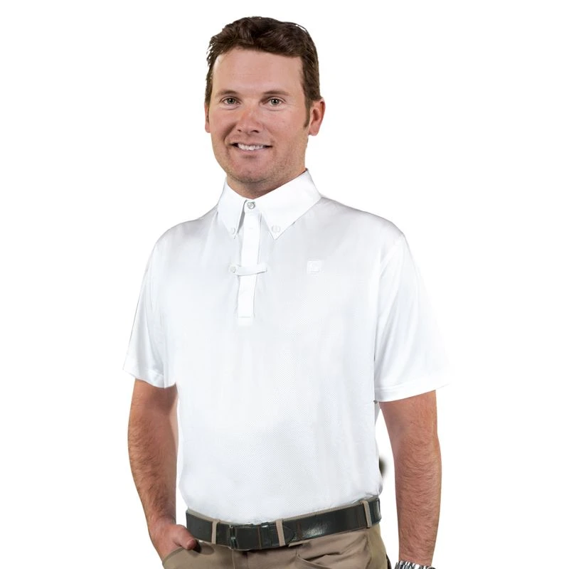 Romfh Men's Polo Short Sleeve Show Shirt - White/White 1 Romfh Men's Polo Short Sleeve Show Shirt - White/White