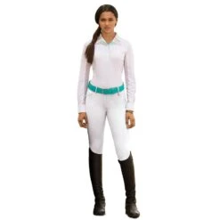 Romfh Women's Sarafina Knee Patch Euro Grip - White