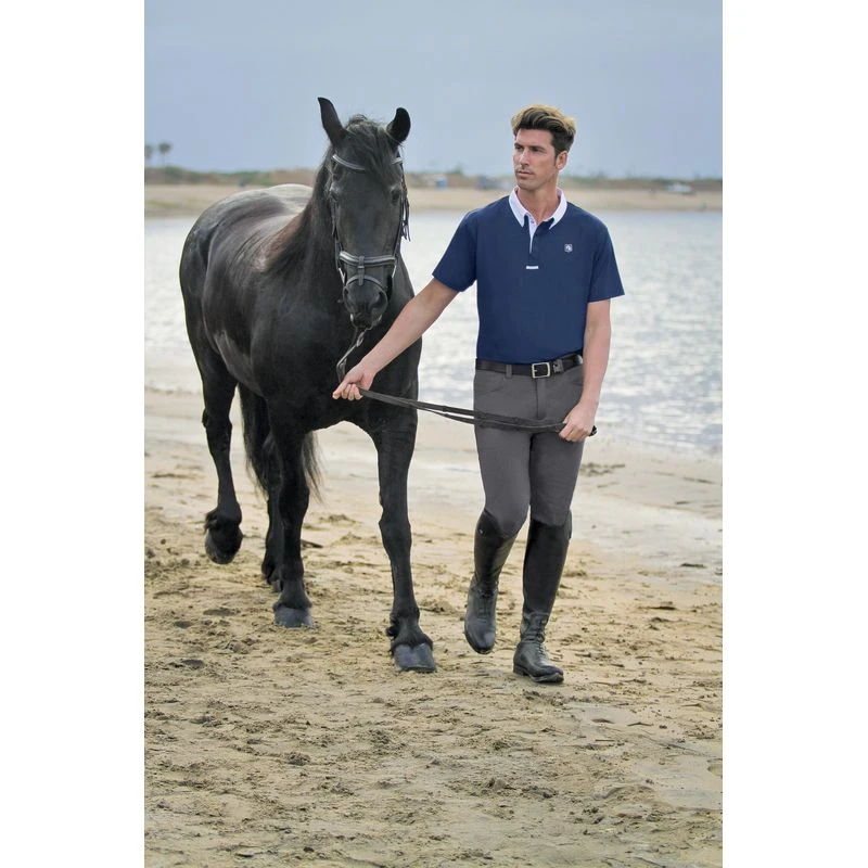 Romfh Men's Polo Short Sleeve Show Shirt - Navy/White 3 Romfh Men's Polo Short Sleeve Show Shirt - Navy/White - Image 3