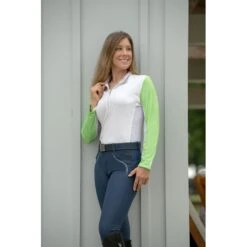 FITS Women's Cool Breeze Long Sleeve Sun Shirt - Honeydew -Equestrian Riding Clothing 318995 800 800