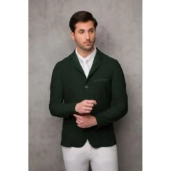 Alessandro Albanese Men's Motion Lite Competition Jacket - Hunter Green -Equestrian Riding Clothing 319065 800 800