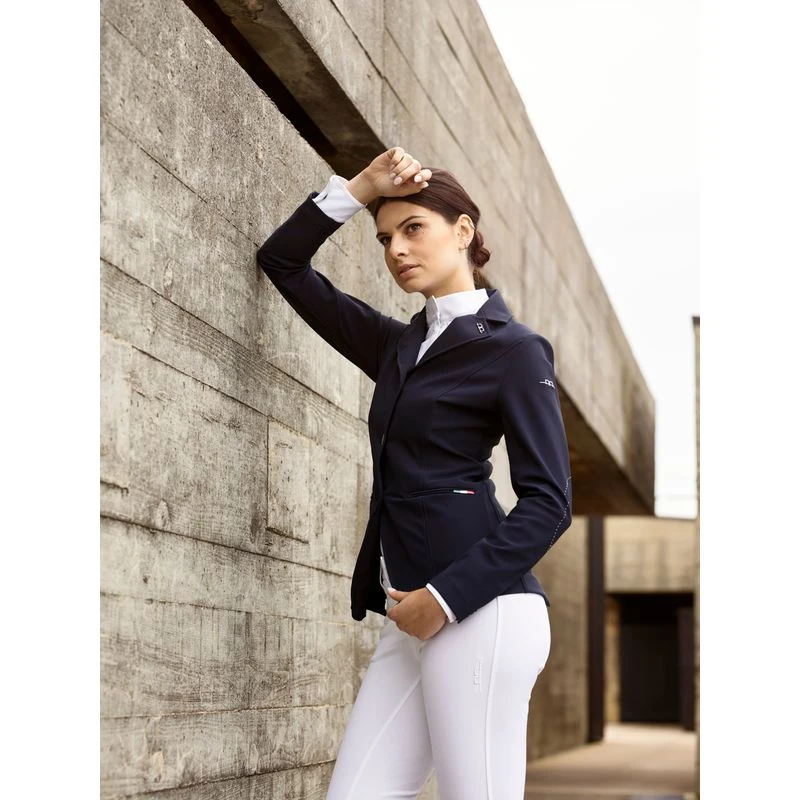 Alessandro Albanese Women's Motion Flex Competition Jacket - Navy 2 Alessandro Albanese Women's Motion Flex Competition Jacket - Navy - Image 2