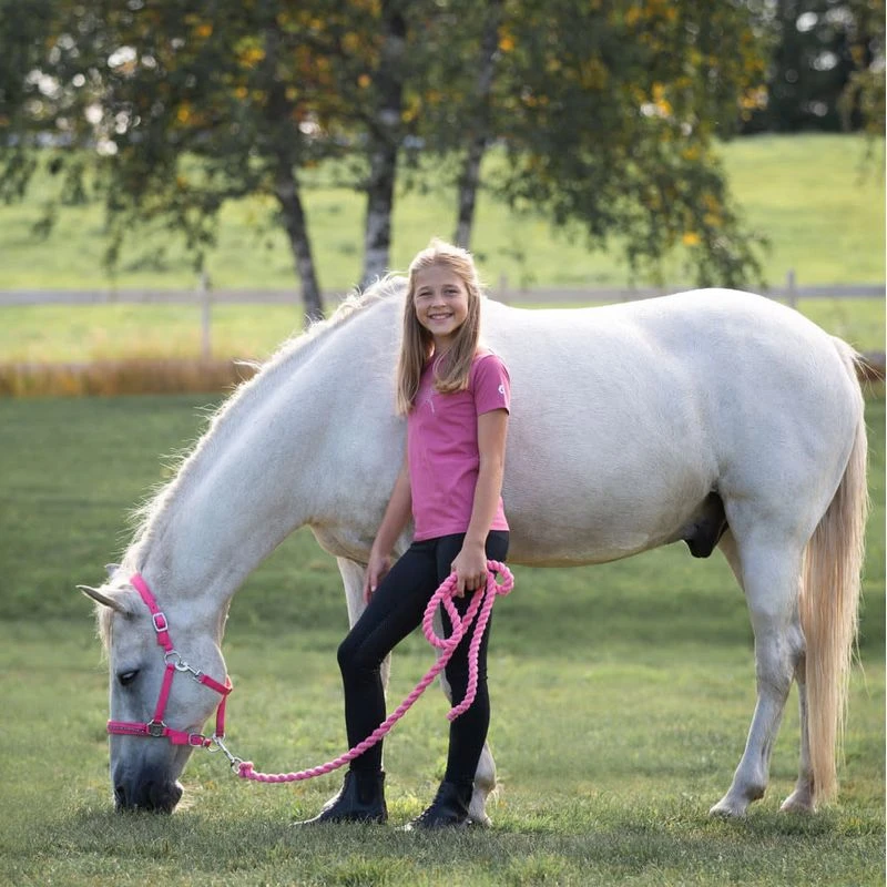 Horze Kids' Madison Full Seat Tights - Black 2 Horze Kids' Madison Full Seat Tights - Black - Image 2