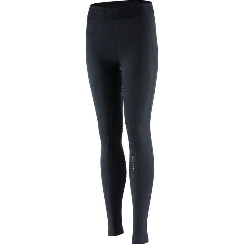 Horze Kids' Madison Full Seat Tights - Black 5 Horze Kids' Madison Full Seat Tights - Black - Image 5