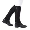 Dublin Kids' Suede Half Chaps II - Black