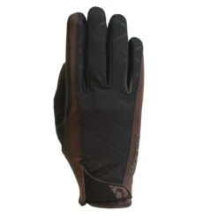 Roeckl Wattens Winter Riding Gloves - Black/Mocha