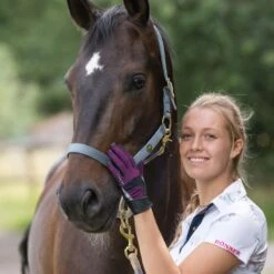 Roeckl Mendon Riding Gloves - Berry -Equestrian Riding Clothing 346234 800 800