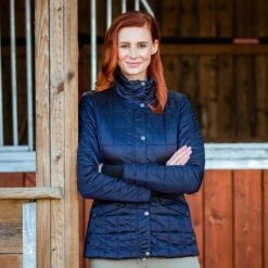 B Vertigo Women's Julianne Quilted Jacket - Dark Navy 6 B Vertigo Women's Julianne Quilted Jacket - Dark Navy -Equestrian Riding Clothing 348238 800 800