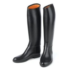 Derby Men's Lined Rubber Dress Boots - Black