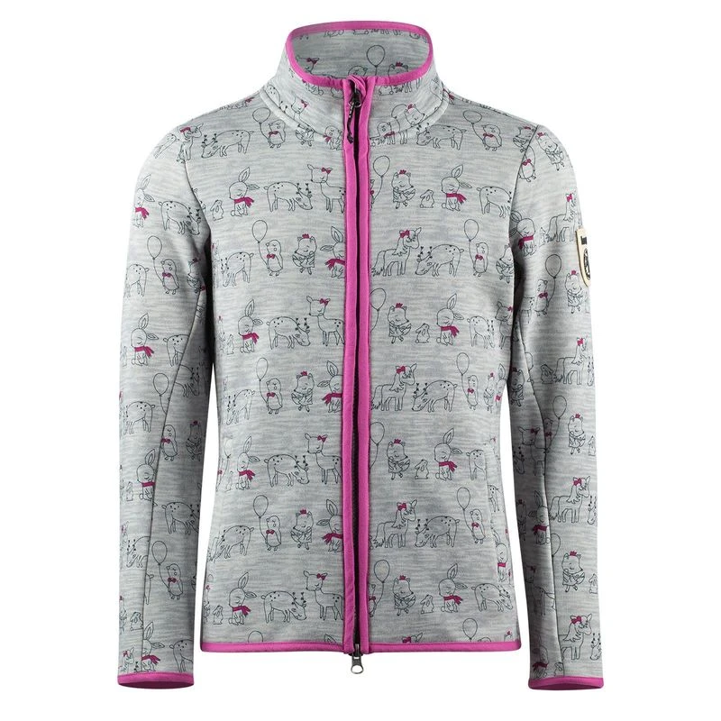 Horze Kids' Cheryl College Jacket - Ash Gray 3 Horze Kids' Cheryl College Jacket - Ash Gray - Image 3