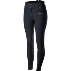 B Vertigo Women's Tiffany Full Seat Breeches - Black -Equestrian Riding Clothing 376357 800 800