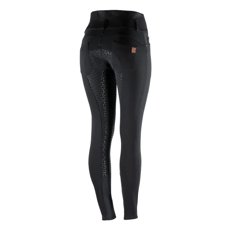 Horze Women's Tara Full Seat Breeches - Black 3 Horze Women's Tara Full Seat Breeches - Black - Image 3
