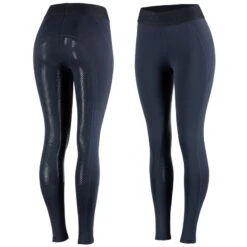 Horze Women's Madison Full Seat Tights - Dark Navy