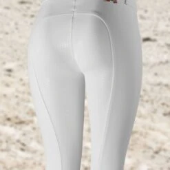 Horze Women's Grand Prix Full Seat Breeches - White -Equestrian Riding Clothing 381577 800 800