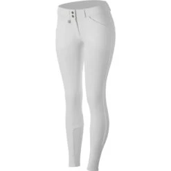 Horze Women's Grand Prix Full Seat Breeches - White -Equestrian Riding Clothing 381580 800 800