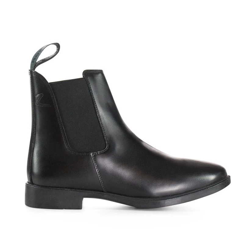 Horze Kids' Signature Jodhpur Boots - Black 2 Horze Kids' Signature Jodhpur Boots - Black - Image 2