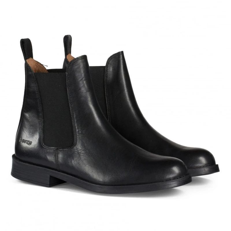 Horze Classic Leather Jodhpur Boots - Black 1 Horze Classic Leather Jodhpur Boots - Black