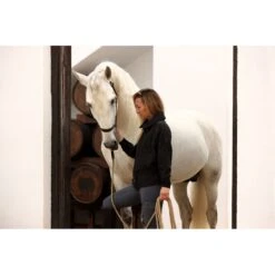 Alessandro Albanese Women's Volare Cupro Jacket - Black -Equestrian Riding Clothing 394261 800 800