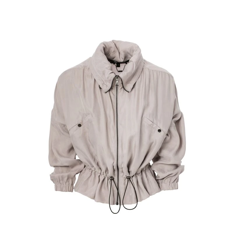 Alessandro Albanese Women's Volare Cupro Jacket - Pearl Grey 1 Alessandro Albanese Women's Volare Cupro Jacket - Pearl Grey