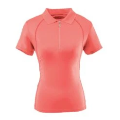 Ovation Women's Thesie Short Sleeve Tech Shirt - Summer Peach
