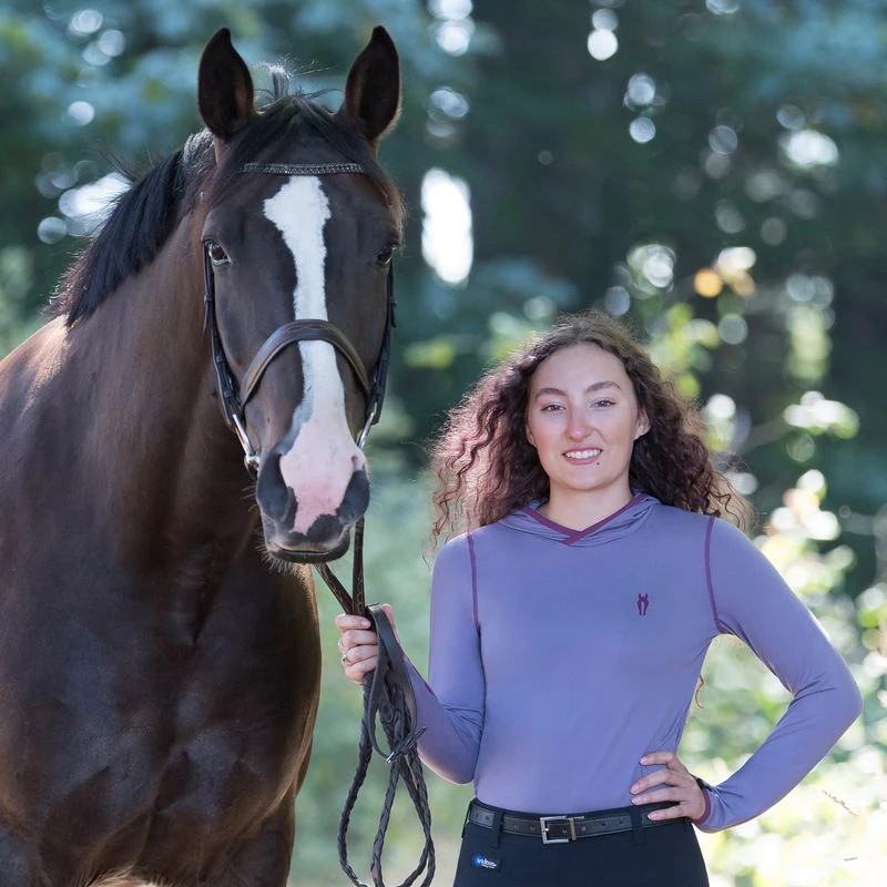 Irideon Women's Air-Tech Baselayer Hoodie - Opal/Ice Berry 1 Irideon Women's Air-Tech Baselayer Hoodie - Opal/Ice Berry
