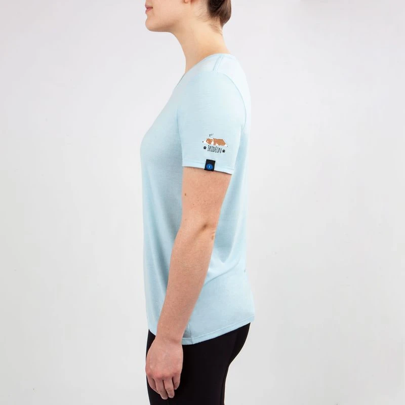 Irideon Women's Puppy Club Swing Tee - Energy Blue 3 Irideon Women's Puppy Club Swing Tee - Energy Blue - Image 3