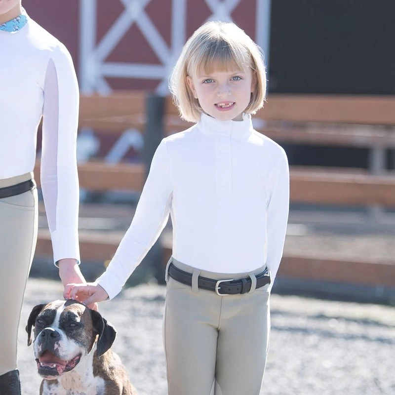 Irideon Kids' Ciara IceFil Show Shirt - White/White 1 Irideon Kids' Ciara IceFil Show Shirt - White/White