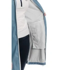 Horseware Women's Linny Long Rain Jacket - Blue Heaven -Equestrian Riding Clothing 402133 800 800