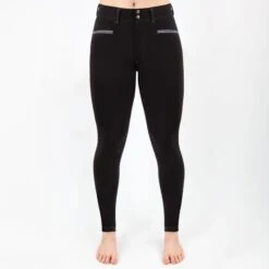 Irideon Kids' Camber Knee Patch Breeches - Black