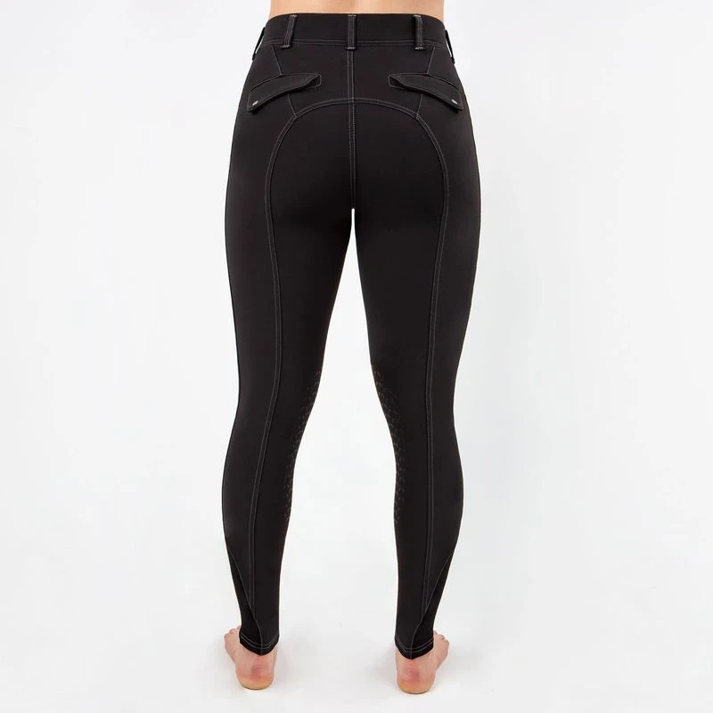 Irideon Kids' Camber Knee Patch Breeches - Black 4 Irideon Kids' Camber Knee Patch Breeches - Black - Image 4