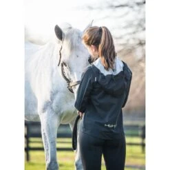 Horseware Women's H2O Jacket - Black -Equestrian Riding Clothing 407386 800 800