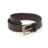 Shires Aubrion 25mm Leather Belt - Brown