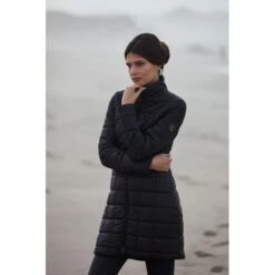 Alessandro Albanese Women's Insula Quilted Long Coat - Black 5 Alessandro Albanese Women's Insula Quilted Long Coat - Black -Equestrian Riding Clothing 421150 800 800