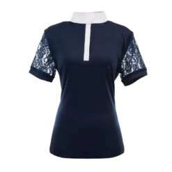 Ovation Women's Elegance Lace Show Shirt - Navy -Equestrian Riding Clothing 421278 800 800