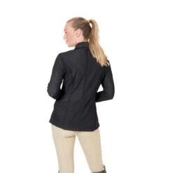 Ovation Women's Signature AirFlex 3-Button Show Coat - Black -Equestrian Riding Clothing 422650 800 800