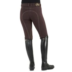 Ovation Women's SoftFlex Classic Knee Patch - Brown -Equestrian Riding Clothing 435254 800 800