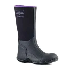 Ovation Mudster Tall Barn Boot - Black/Black/Purple