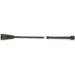 County Perforated Leather Handle 21" Bat - Black