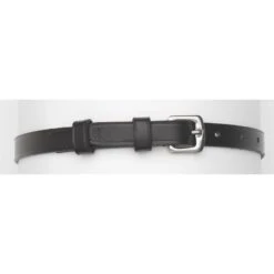 Camelot Square Buckle Spur Straps - Black