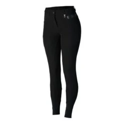 Horze Women's Sadie Silicone Full Seat Breeches - Black 11 Horze Women's Sadie Silicone Full Seat Breeches - Black -Equestrian Riding Clothing 452936 800 800