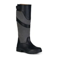 Horze Waterford Country Boots - Black/Grey -Equestrian Riding Clothing 454088 800 800