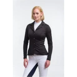 Cavalliera Women's Crystal Second Skin Show Jacket - Black