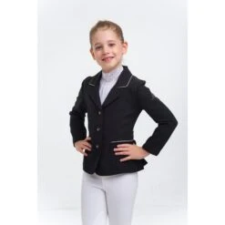 Cavalliera Kids' Crystal Purity Show Jacket - Black