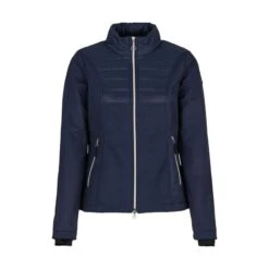 Horze Women's Maeve Softshell Hybrid Jacket - Dress Dark Blue -Equestrian Riding Clothing 475142 800 800
