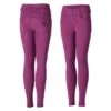 Horze Kids' Tara High Waist Full Seat Breeches - Arty Purple