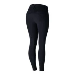 Horze Women's Angela High Waist Silicone Knee Patch Breeches - Dark Navy 6 Horze Women's Angela High Waist Silicone Knee Patch Breeches - Dark Navy -Equestrian Riding Clothing 478517 800 800