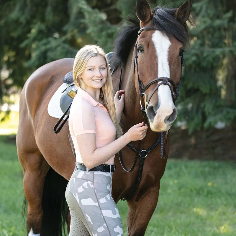 Irideon Women's Air-Tech Polo Shirt - Radiant Peach 1 Irideon Women's Air-Tech Polo Shirt - Radiant Peach