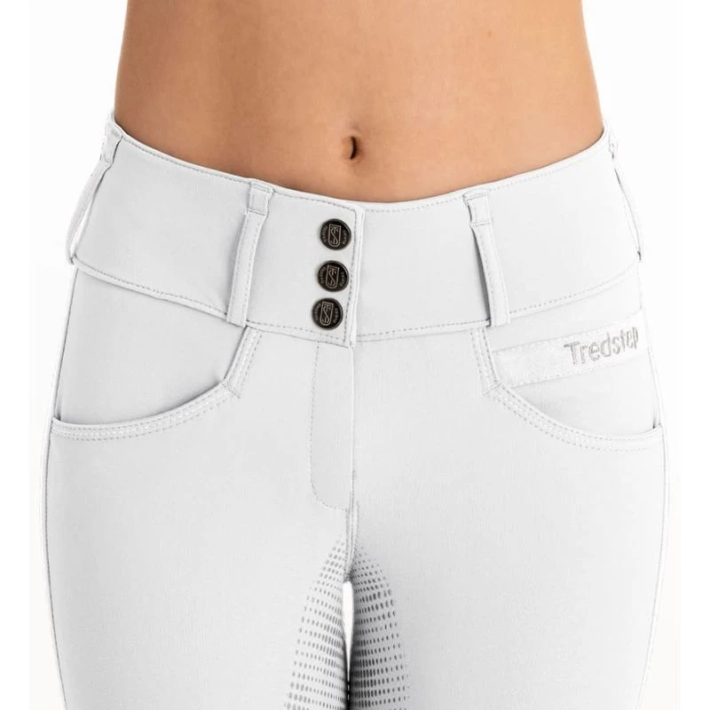Tredstep Women's Solo Volte II Full Grip Breeches - White 1 Tredstep Women's Solo Volte II Full Grip Breeches - White