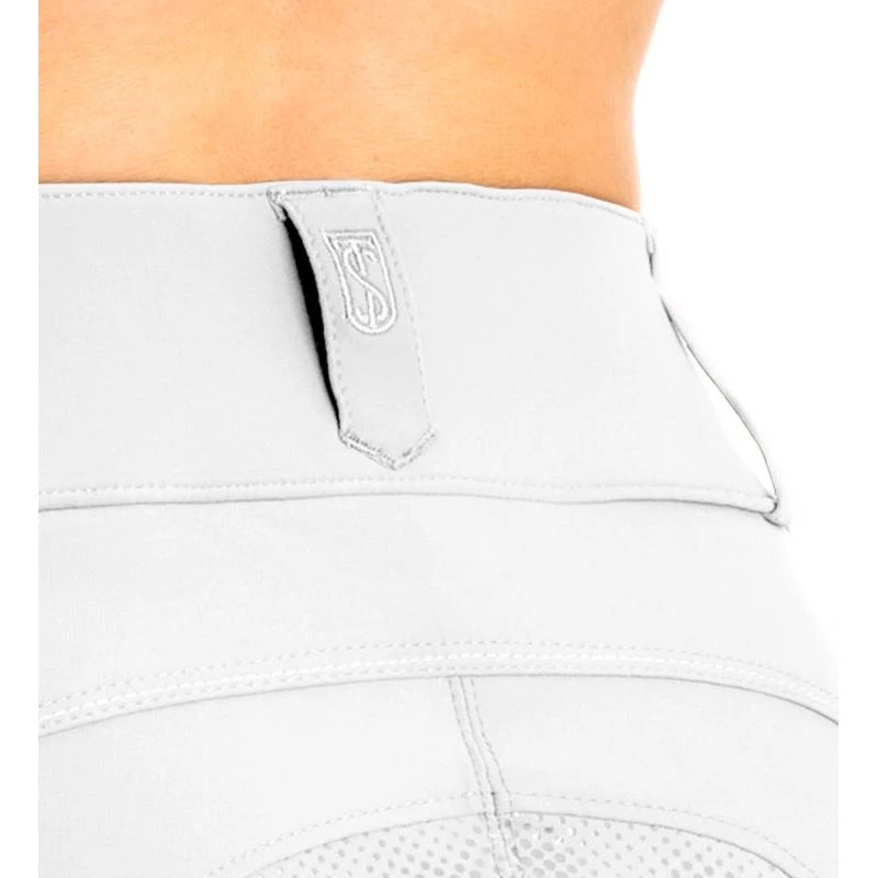 Tredstep Women's Solo Volte II Full Grip Breeches - White 3 Tredstep Women's Solo Volte II Full Grip Breeches - White - Image 3